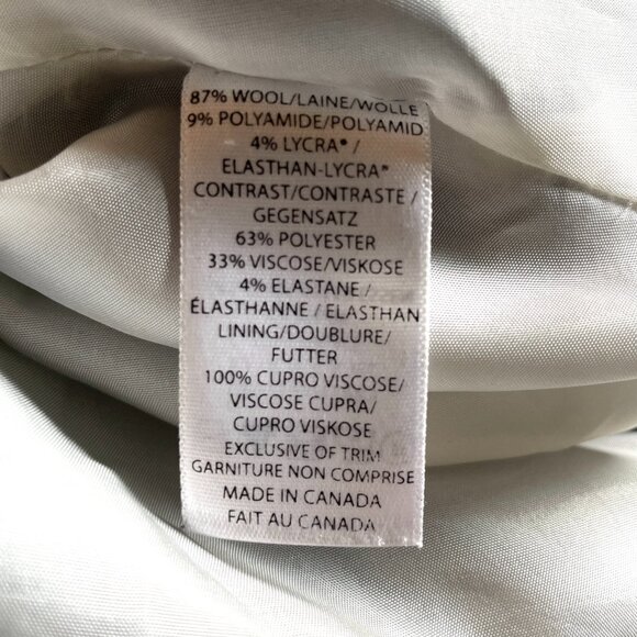 Fabulous Navy Blue &White Short Skirt w/ pockets by Pink Tartan-Sz.8 - Picture 6 of 10